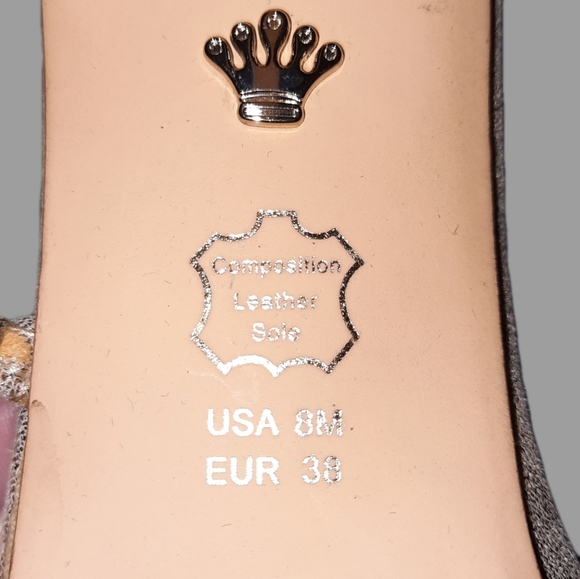 Nina gold rhinestone heels - Picture 3 of 5